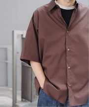【EL/エル】LIGHT TAFFETA H/S SH：ハーフスリーブシャツ
