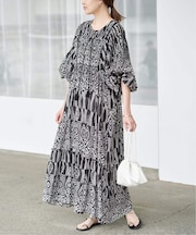 India Ikat ワンピース