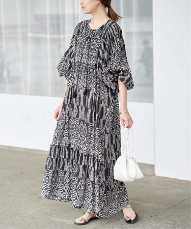 India Ikat ワンピース