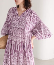 India Ikat ワンピース