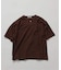 ブロック インレイ 1ボタン ヘンリーネック Tシャツ