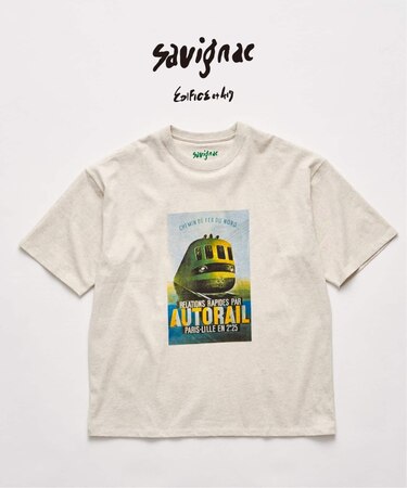 追加|SAVIGNAC×417 グラフィックTシャツ