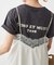 バックロゴTシャツ