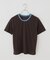 クルーネックシアーリンガーTEE