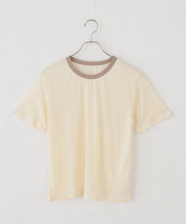 クルーネックシアーリンガーTEE