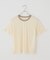 クルーネックシアーリンガーTEE