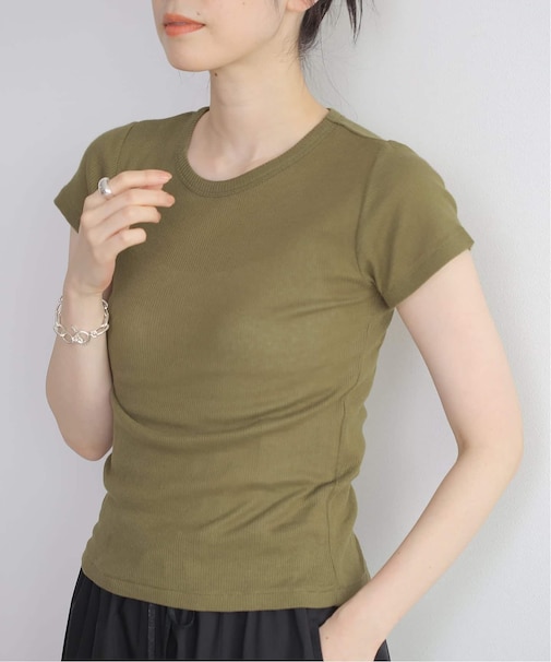 【INSCRIRE /アンスクリア】Gauze Teleco Tee:Tシャツ