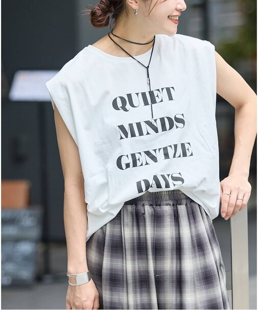 【接触冷感】アイスコンパクトロゴフレンチ Tシャツ
