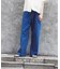 スモーキーデニム 11oz フェード ワイドパンツ
