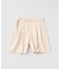 TWILL BELTED 2プリーツ ショーツ