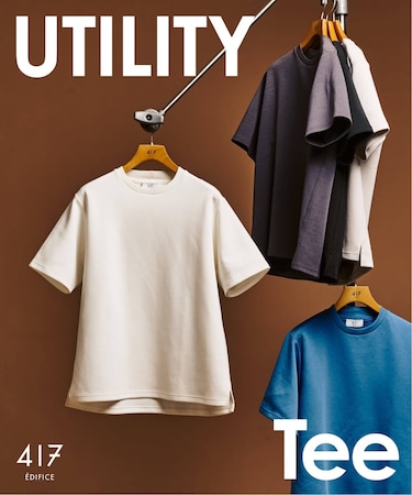 utility everyday Tシャツ ”接触冷感&速乾&アンチピリング”