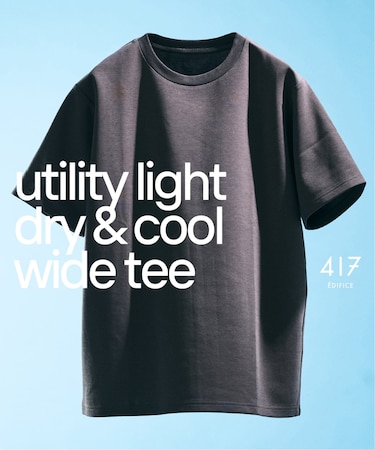 utility everyday Tシャツ LIGHT ”接触冷感&アンチピリング” | 追加