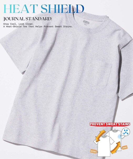 HEAT SHIELD / ヒート シールド 汗染み 防止 Tシャツ