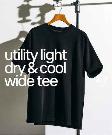 utility everyday Tシャツ LIGHT ”接触冷感&アンチピリング”