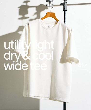 utility everyday Tシャツ LIGHT ”接触冷感＆アンチピリング”