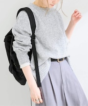《追加2》【一部WEB限定カラーあり】手洗い可 / WOOLMIXクルーネックプルオーバー