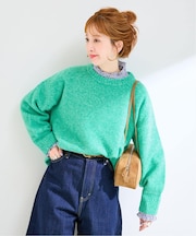《追加2》【一部WEB限定カラーあり】手洗い可 / WOOLMIXクルーネックプルオーバー