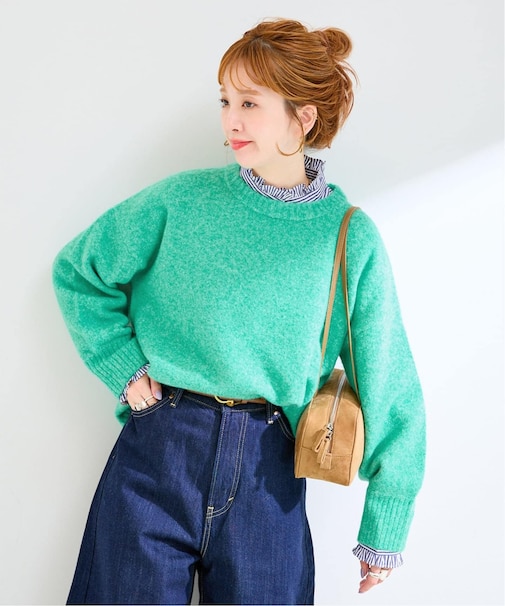 《追加2》【一部WEB限定カラーあり】手洗い可 / WOOLMIXクルーネックプルオーバー