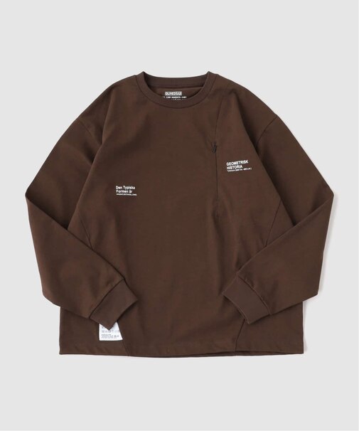 OLIVEDRAB CARRY PKT L/S-Tシャツ