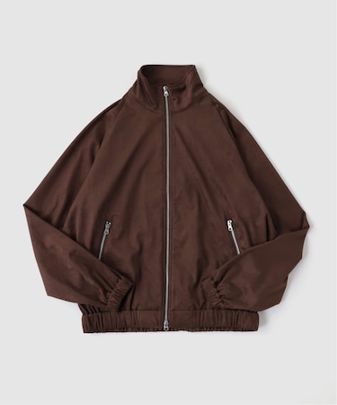 OSKR / オーエスケーアール 別注 FAUX SUEDE TRACK TOP BZ