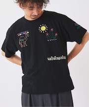 タイランド ハンドステッチ 刺繍 Tシャツ
