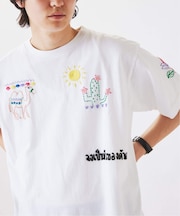 タイランド ハンドステッチ 刺繍 Tシャツ