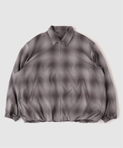 オンブレチェック ZIPUP SHIRTS BZ