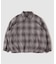 オンブレチェック ZIPUP SHIRTS BZ