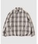 オンブレチェック ZIPUP SHIRTS BZ