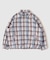 オンブレチェック ZIPUP SHIRTS BZ