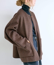 S120ブレンドショート丈リバーシブルコート