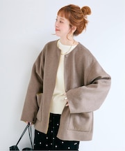 S120ブレンドショート丈リバーシブルコート