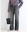 ウォッシャブル / DU JOUR / デュ ジュール PIN SEAM TAPER JEAN