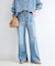 ウォッシャブル / DU JOUR / デュ ジュール PIN SEAM TAPER JEAN