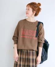 athletic wear MASON 別注 ロゴカラースウェット