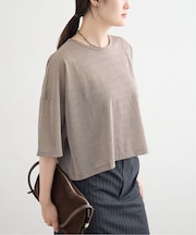 ラメハーフスリーブTシャツ