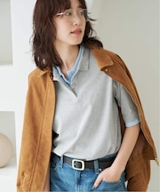 Layered 襟付きTシャツ