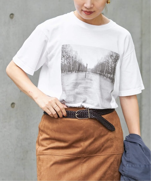 J.J.Mercer/ジェイジェイマーサー フレンチフォトTシャツ
