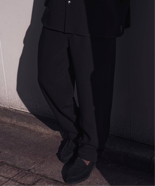 NAMELESSNESS / ネームレスネス triacetate Airy easy slacks