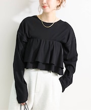 《追加2》《2点セット》フリルビスチェレイヤードロンTEE