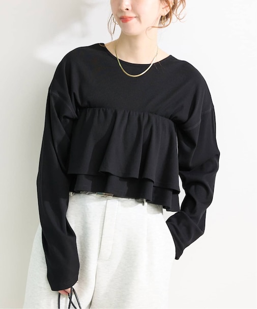 《追加2》《2点セット》フリルビスチェレイヤードロンTEE