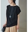 Sleeveless gather TEE
