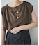 Sleeveless gather TEE