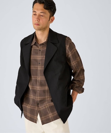 WOOL TAILORED ベスト（ウールリネン）