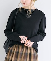 【WEB限定カラーあり】ウォッシャブル / ソウバリボトルネックプルオーバー