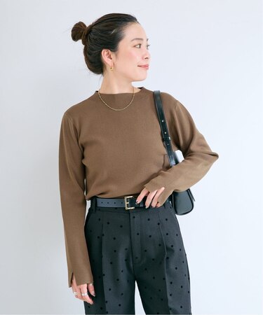 【WEB限定カラーあり】ウォッシャブル / ソウバリボトルネックプルオーバー
