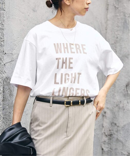 コットンフロントロゴTシャツ