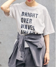 コットンフロントロゴTシャツ