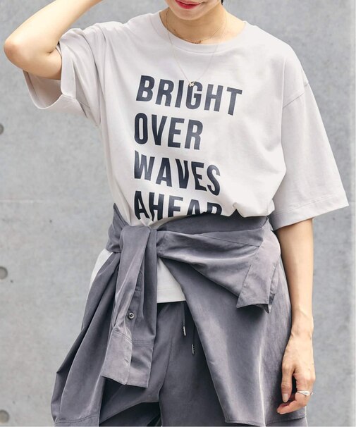 コットンフロントロゴTシャツ