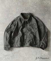 J.S.Homestead / ピグメント キャンバス ジップ ジャケット